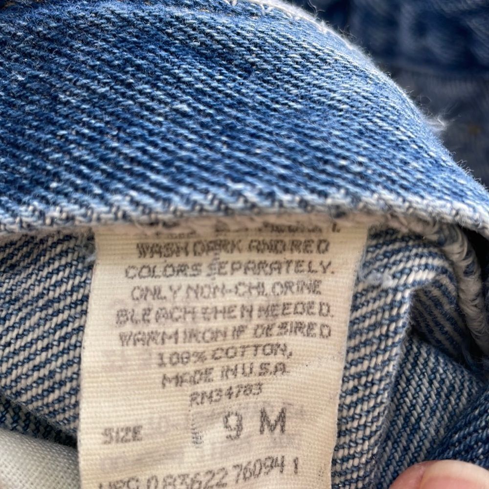 VINTAGE LEE RIDERS HIGH RISE MOM JEANS - Picture 8 of 8